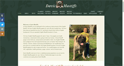Desktop Screenshot of davismastiffs.com